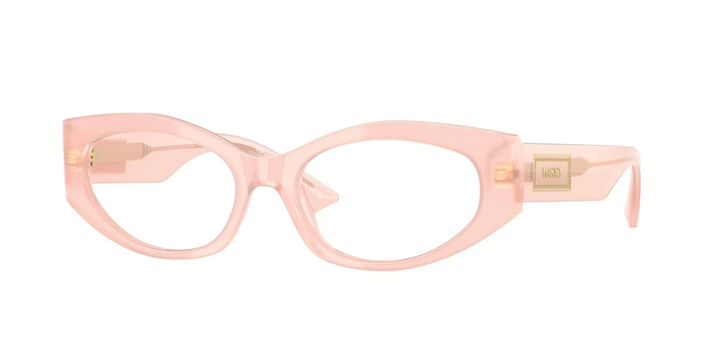NWT Versace 0VE3369F-5392-53 Pink Oval 53mm Glasses